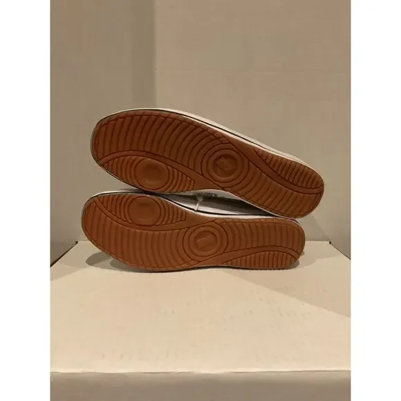 Keds - Micro Stretch Lace Up Tennis Sneakers - Taupe w/White Laces & Soles- 9 - Picture 5 of 8